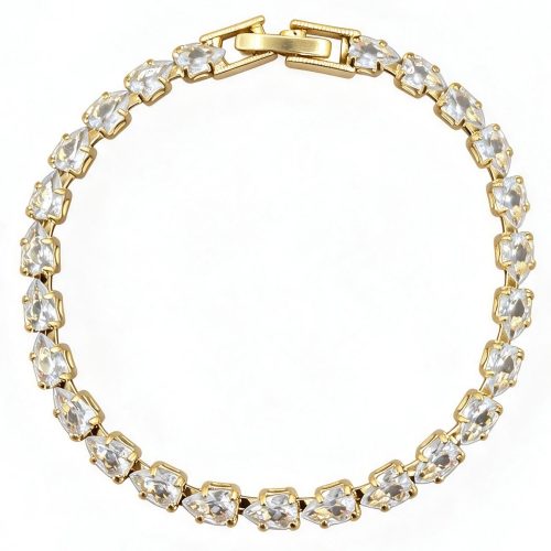 Marquise CZ Gold Bracelet
