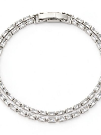 Baguette CZ Tennis Bracelet