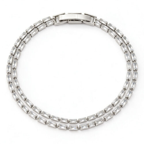 Baguette CZ Tennis Bracelet