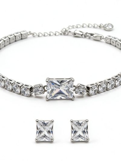 Princess CZ Tennis Bracelet